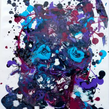 Pintura intitulada "transience of life" por Harald Brandl, Obras de arte originais, Acrílico