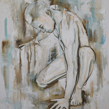 Painting titled "FRUSTRATION" by Natali Ustimenko, Original Artwork, Oil
