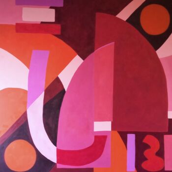 Pintura intitulada "Equilibrium II" por Maren Roelofsen, Obras de arte originais, Acrílico
