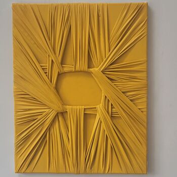 Textielkunst getiteld "Triumph" door Elsa Weldemariam, Origineel Kunstwerk, Stof