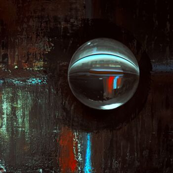 Digital Arts titled "THE DROP" by Philippe Ceulemans, Original Artwork, Digital Painting Mounted on Plexiglass