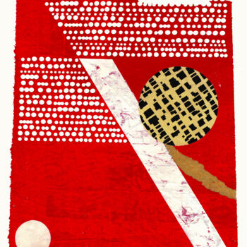 Collages getiteld "Arranged Place 18." door Petr Strnad, Origineel Kunstwerk, Collages
