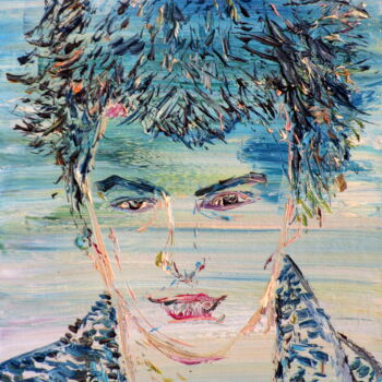 Ζωγραφική με τίτλο "SID VICIOUS oil por…" από Lautir, Αυθεντικά έργα τέχνης, Λάδι