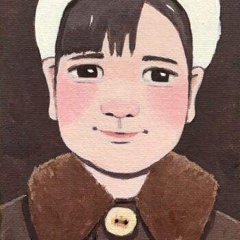 Painting titled "« Sofia » -  1329" by Noëlle Lassailly, Original Artwork, Acrylic