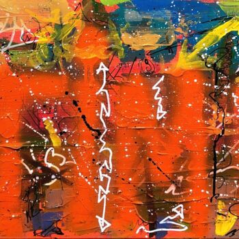 "Concept of Time" başlıklı Tablo Theo Mahy Ma Somga tarafından, Orijinal sanat, Petrol