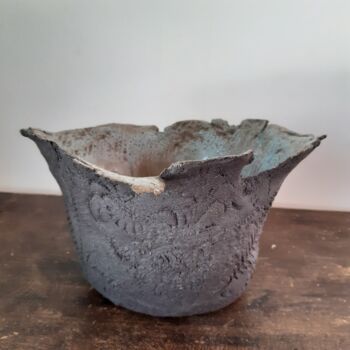 Design getiteld "Coupe "fleur bleue"" door Véronique Vaude, Origineel Kunstwerk, Accessoires