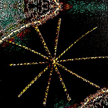 Grafika cyfrowa / sztuka generowana cyfrowo zatytułowany „Combination Art Cen…” autorstwa Lurline Halliman, Oryginalna praca…