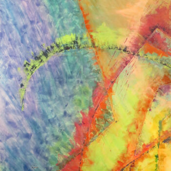 Schilderij getiteld ""The First Step: Th…" door Yulia Larionova, Origineel Kunstwerk, Acryl