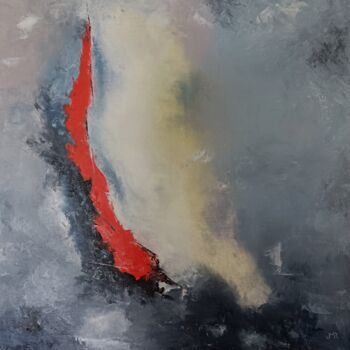 Painting titled "Elégance" by Jean-Michel Roger, Original Artwork, Oil