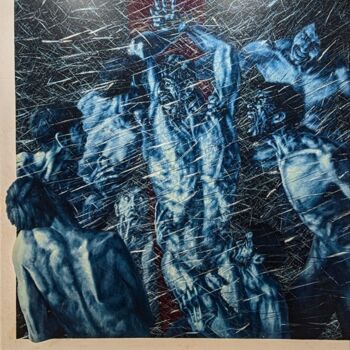 Pintura titulada "Ulisse e le Sirene" por Tuand Studio, Obra de arte original, Oleo