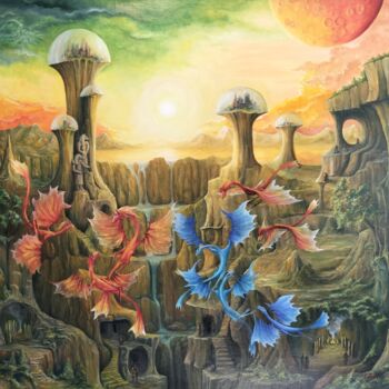 Peinture intitulée "Gregory Pyra Piro o…" par Gregory Pyra Piro, Œuvre d'art originale, Huile Monté sur Châssis en bois