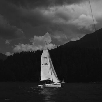 「St. Moritz Lake Lei…」というタイトルの写真撮影 Sylvia Haghjooによって, オリジナルのアートワーク, デジタル