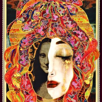 Art textile intitulée "Masha" par Kostyantin Malginov, Œuvre d'art originale, Tapisserie
