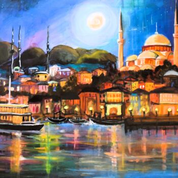 "Byzantion" başlıklı Tablo Martine Weber tarafından, Orijinal sanat, Akrilik