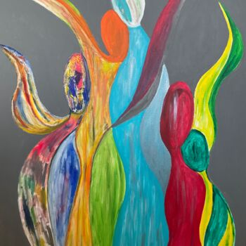 Painting titled "Unit #1305 “Bohemia…" by Tony Caruso, Original Artwork, Acrylic