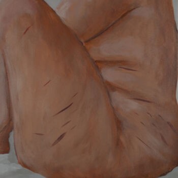 Painting titled "Exorciser la souffr…" by Nusch, Original Artwork, Acrylic Mounted on Wood Stretcher frame