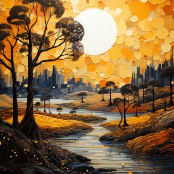 Digitale Kunst getiteld "Mosaico Di Settembre" door Andrea La Martina (NEXA ART), Origineel Kunstwerk, Digitale collage Gemo…