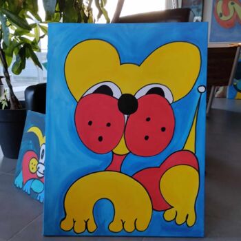 Malerei mit dem Titel "125" von Salvadore C, Original-Kunstwerk, Acryl Auf Keilrahmen aus Holz montiert