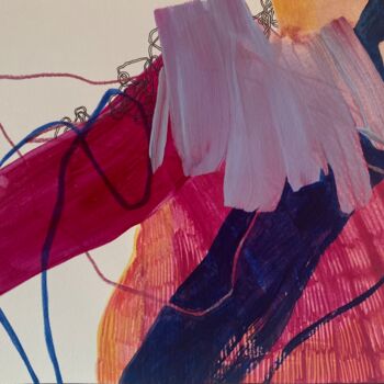 Painting titled "DUSK - IV" by Thilini Jinadasa, Original Artwork, Watercolor