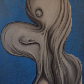 Dessin intitulée "Поцелуй" par Agata Bonda, Œuvre d'art originale, Pastel