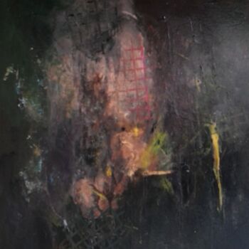 Painting titled "Charles" by Jan O'Sullivan, Original Artwork, Acrylic Mounted on Wood Stretcher frame
