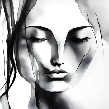 数字艺术 标题为“Thoughts No.7” 由Ninn, 原创艺术品, AI生成的图像