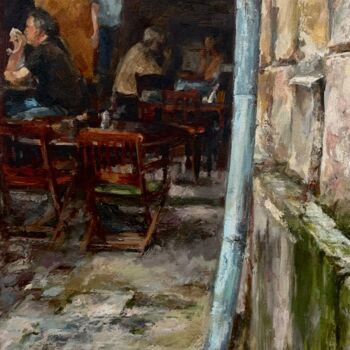 Peinture intitulée "Near "Dzyga"" par Marina Shavyrina-Shkoliar, Œuvre d'art originale, Huile Monté sur Châssis en bois