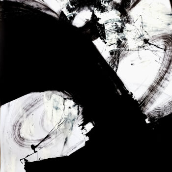 Peinture intitulée "BW 27" par Saverio Filioli Uranio, Œuvre d'art originale, Acrylique