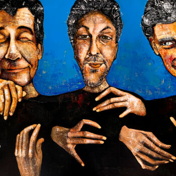 Peinture intitulée "At one's fingertips" par Mikhail Baranovskiy, Œuvre d'art originale, Acrylique Monté sur Châssis en bois
