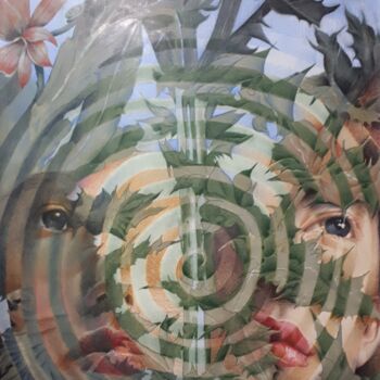 图画 标题为“The Thistle Portrai…” 由Stephan B. Reisig, 原创艺术品, 铅笔