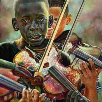 Pittura intitolato "Altruism" da Hameed Kasumu, Opera d'arte originale, Pittura digitale