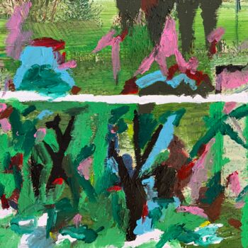 Peinture intitulée "ALL THE HORIZONS AR…" par Lautir, Œuvre d'art originale, Acrylique