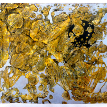Painting titled "Soirée d'été" by Renée Tortet, Original Artwork, Acrylic