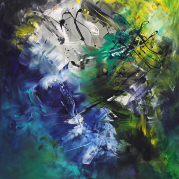 Peinture intitulée "Chasing The Sunshine" par Paresh Nrshinga F R S A, Œuvre d'art originale, Acrylique Monté sur Châssis en…