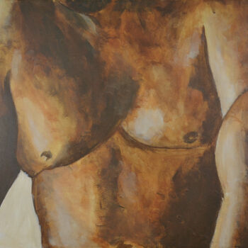 Painting titled "Big boys, you're be…" by Nusch, Original Artwork, Acrylic Mounted on Wood Stretcher frame