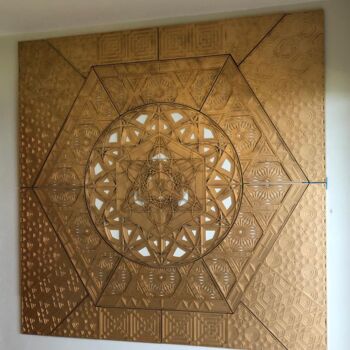 "Painel Cubo de Meta…" başlıklı Design Augusto Salazar tarafından, Orijinal sanat, Masa Sanatı