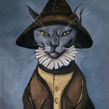 Peinture intitulée "Gandofo" par Carrie Correa, Œuvre d'art originale, Acrylique
