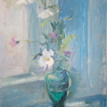 Pittura intitolato "Букетик" da Stanislav Khodak, Opera d'arte originale, Olio