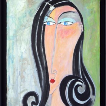 Peinture intitulée "TOP MODEL" par Richard Boigeol, Œuvre d'art originale, Acrylique Monté sur Châssis en bois