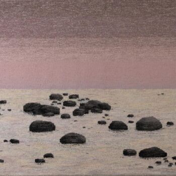 纺织艺术 标题为“Nowhere - tapestry” 由Ulrika Leander, 原创艺术品, 挂毯