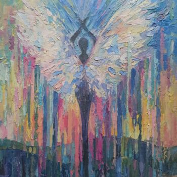 Painting titled "Бессознательное" by Irina Gubarevich, Original Artwork, Oil