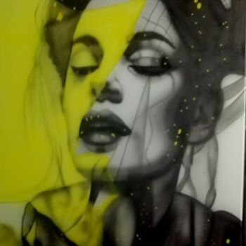 Peinture intitulée "Désir" par Aéro, Œuvre d'art originale, Acrylique