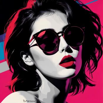 Цифровое искусство под названием "Girl Love Style" - B.Mansour, Подлинное произведение искусства, 2D Цифровая Работа