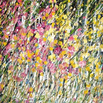Painting titled "Silvestre 32" by Elena Barón, Original Artwork, Acrylic Mounted on Wood Stretcher frame