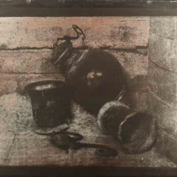 Photographie intitulée "Still life, Pisa" par Xavier Debeerst, Œuvre d'art originale, Monotype