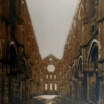 Photographie intitulée "San Galgano, Andrei…" par Xavier Debeerst, Œuvre d'art originale, Monotype