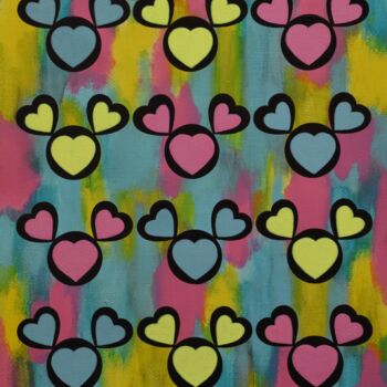 Estampas & grabados titulada "Pastel Mice" por Małgorzata Wartołowicz (Margot Sophie), Obra de arte original, Impresión digi…