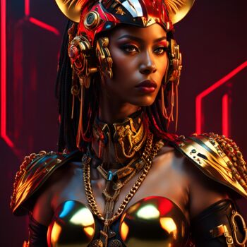 Digital Arts titled "Vixen" by Hazel, Original Artwork, 3D Modeling