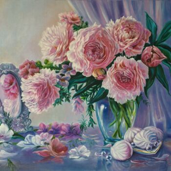 绘画 标题为“Bouquet of flowers” 由Рита Цемкало, 原创艺术品, 油