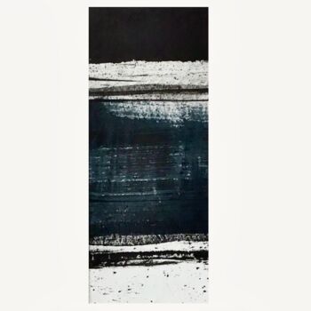 图画 标题为“Horizons _22” 由Maryam Shams, 原创艺术品, 墨 安装在木质担架架上
